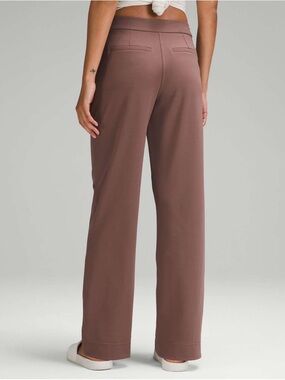 lululemon athletica Wide-Leg Trousers in Mauve Brown